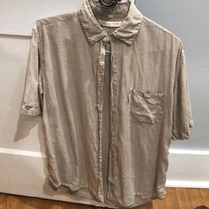 Linen Shirt- Positano - mother of pearl buttons!